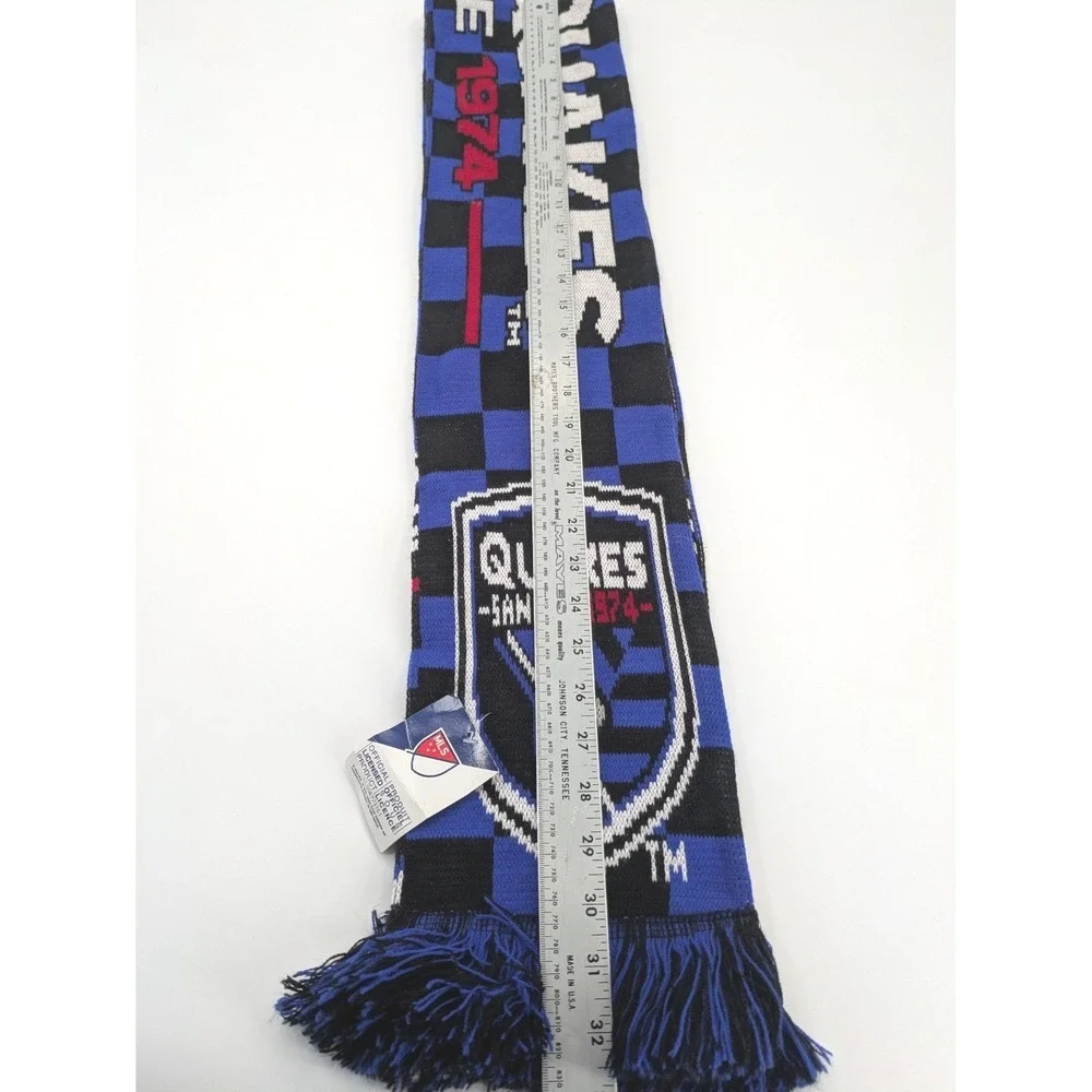 San Jose Quakes 1974 Roughneck‎ Blue Scarf Soccer MLS Football